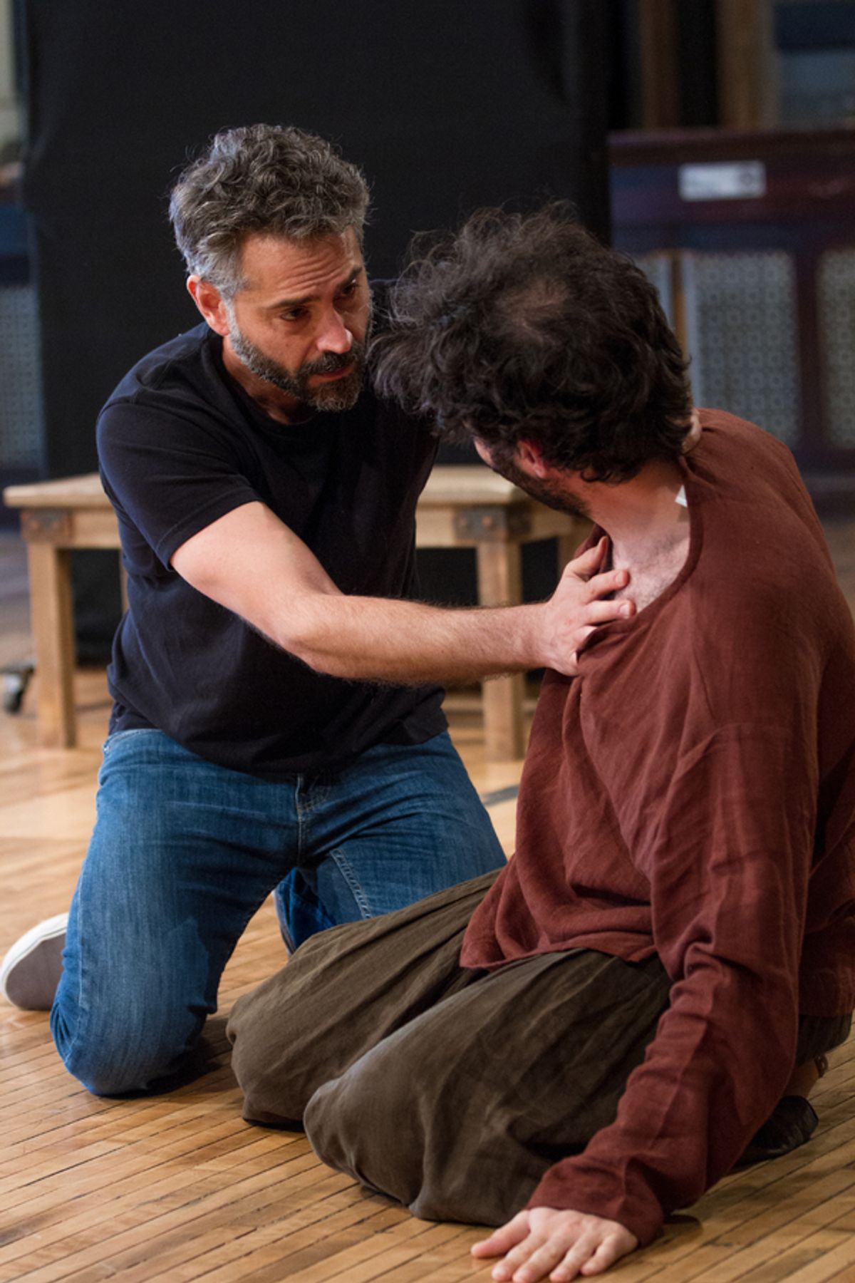 Omar  Metwally and  Arian  Moayed at 