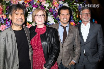 David Henry Hwang, Heather Hitchens, John Leguizamo, Peter Barbey Photo