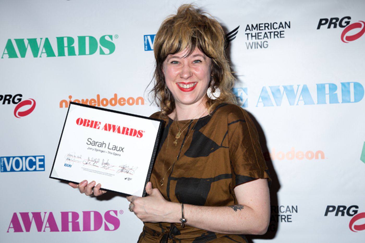 Photo Coverage: The Stars Align Backstage at the 2018 Obie Awards!  Image