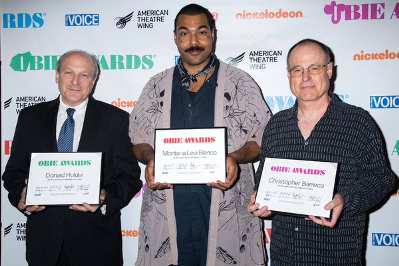 Photo Coverage: The Stars Align Backstage at the 2018 Obie Awards!  Image