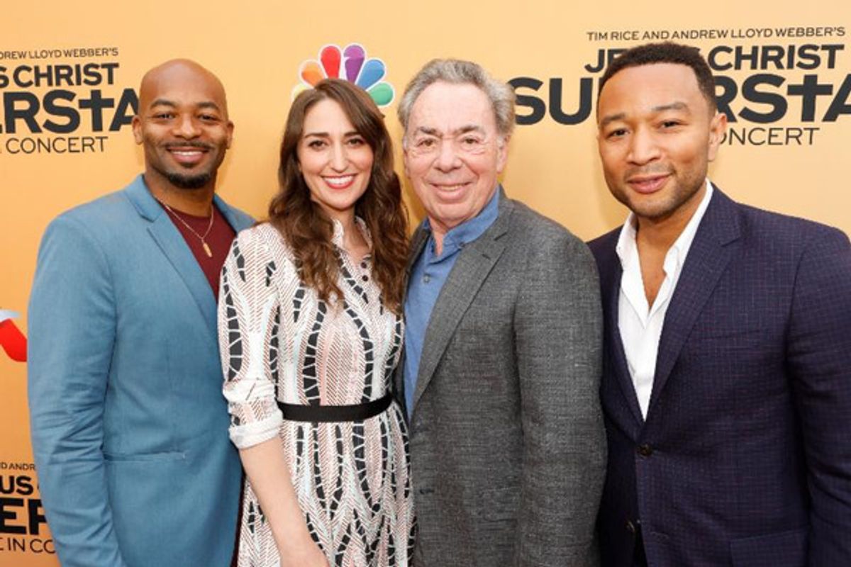 Brandon Victor Dixon, Sara Bareilles, Andrew Lloyd Webber, John Legend at 