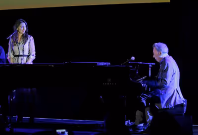 Sara Bareilles, Andrew Lloyd Webber Photo