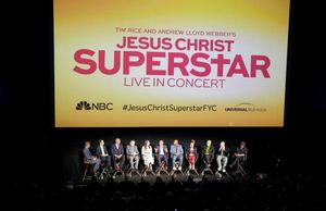 Derek Hough, Jason Ardizzone-West, Harvey Mason Jr., Andrew Lloyd Webber, Sara Bareil Photo