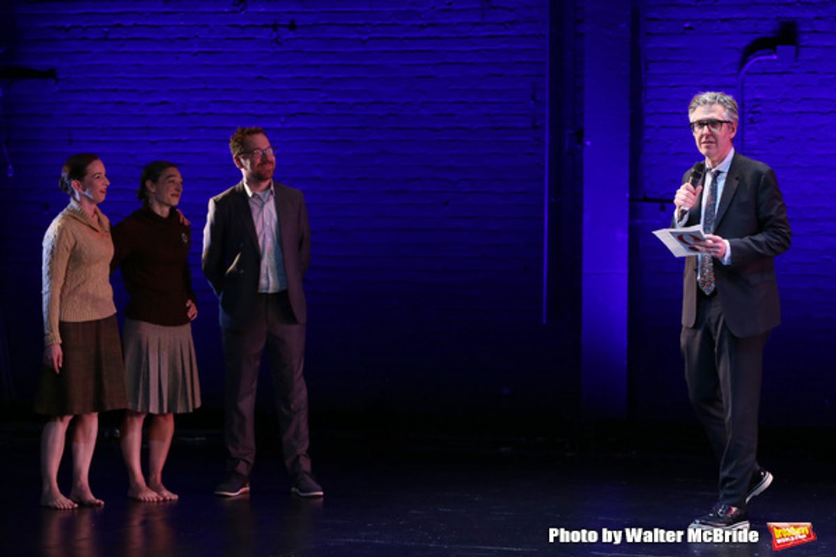 Monica Bill Barnes, Anna Bass, Robert Saenz de Viteri and Ira Glass at 