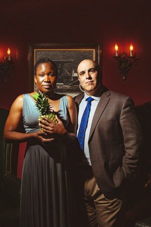 June Carryl as Fraulein Schneider and Matthew Henerson as Herr Schultz
 Photo