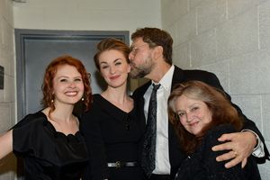 Kirstin Parker, Lisa O'Hare and Patti Perkins with David Staller @ BroadwayWorld Kirstin Parker, Lisa O'Hare and Patti Perkins with David Staller Photo