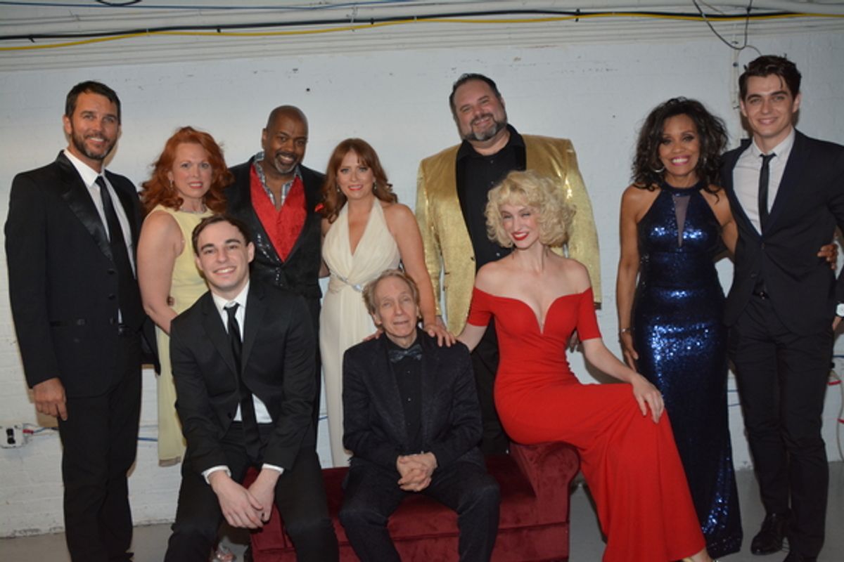 Douglas Ladnier Carolee Carmello, Joshua Israel, Lance Roberts, Maxine Linehan, Scott Siegel, Luke Grooms, Oakley Boycott, Cheryl Freeman and Kyle Selig at 