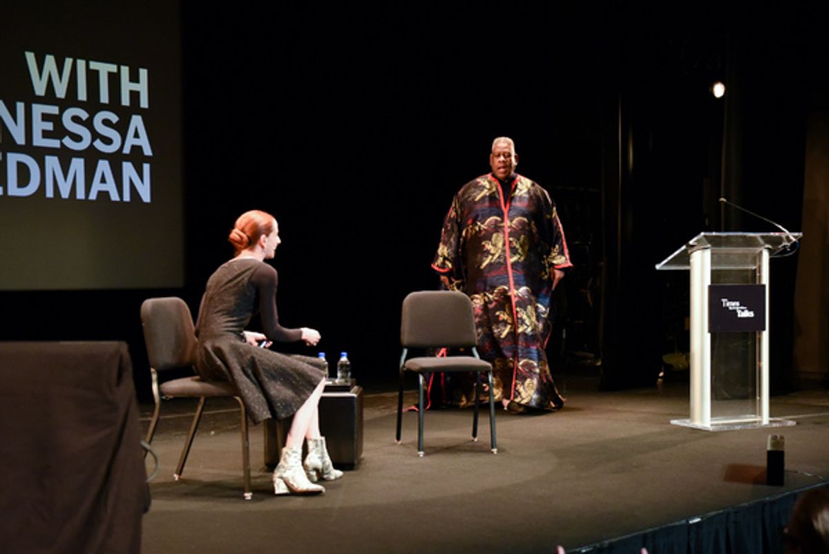 Vanessa Friedman, Andre Leon Talley at 