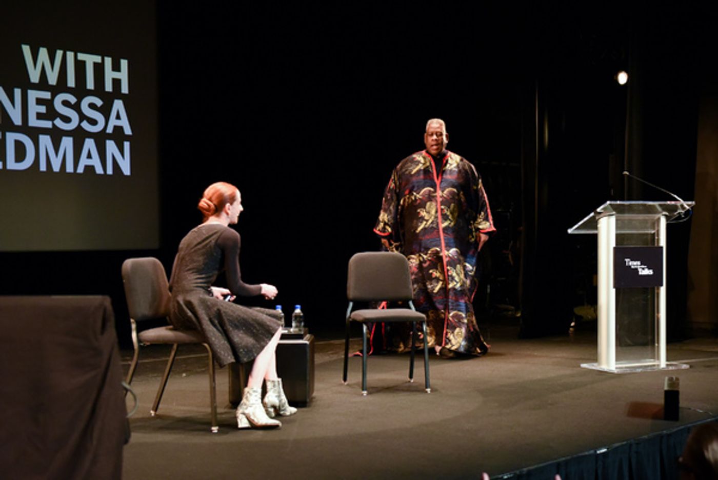 Photo Flash: André Leon Talley On His Storied Career and Starring in a New Film at TimesTalks Photo Flash: André Leon Talley On His Storied Career and Starring in a New Film at TimesTalks Image