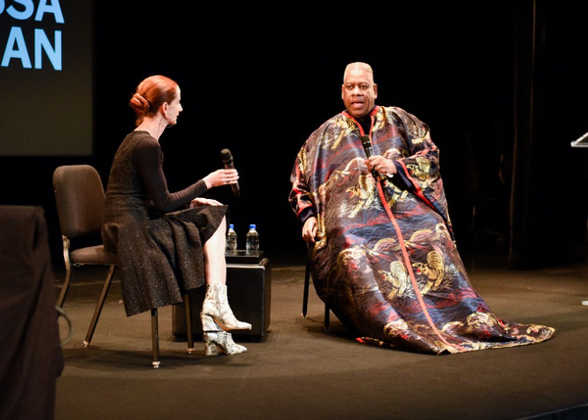 Vanessa Friedman, Andre Leon Talley at 