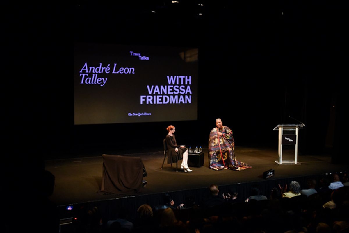Vanessa Friedman, Andre Leon Talley at 