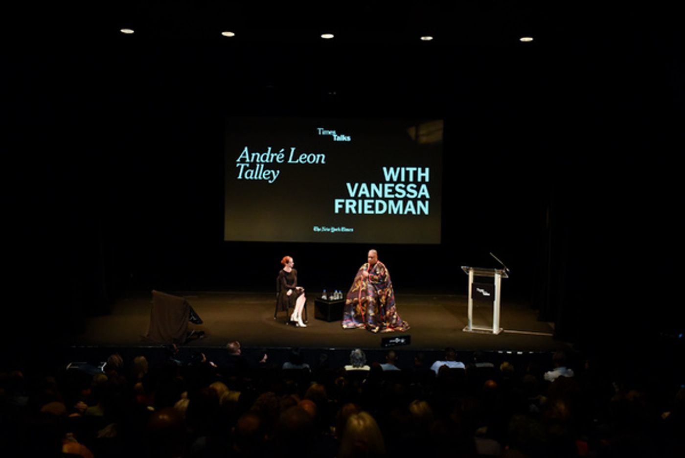 Photo Flash: André Leon Talley On His Storied Career and Starring in a New Film at TimesTalks Photo Flash: André Leon Talley On His Storied Career and Starring in a New Film at TimesTalks Image