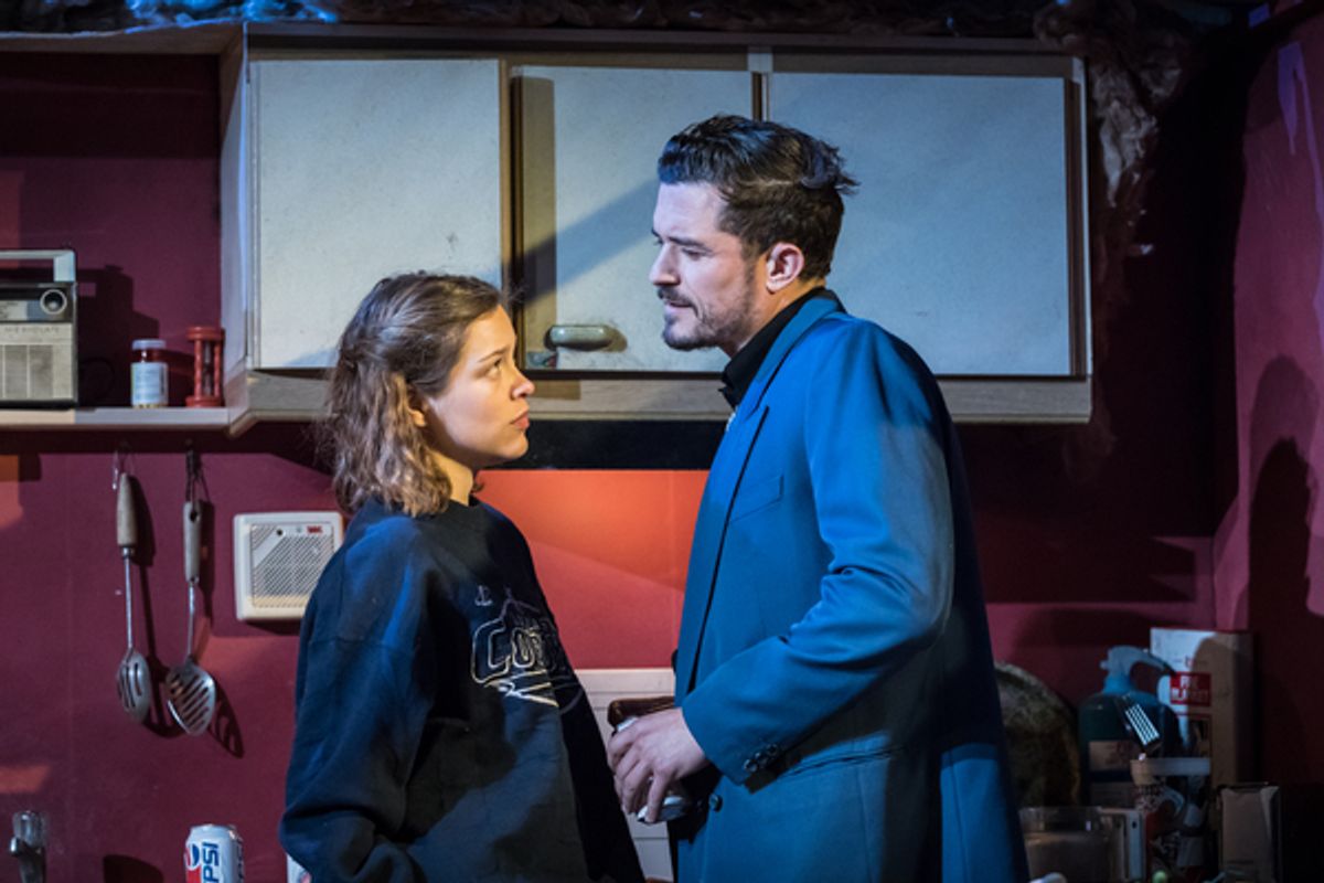 Orlando Bloom, Sophie Cookson at 