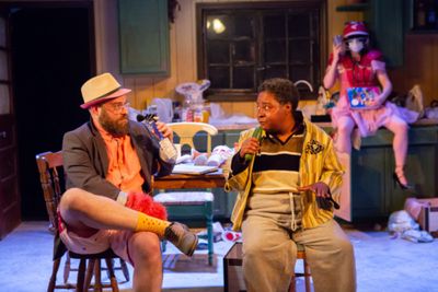 Ryan Wesley Stinnett, Patrena Murray and ToniAnne DiFilippo. in the hollower at New L Photo