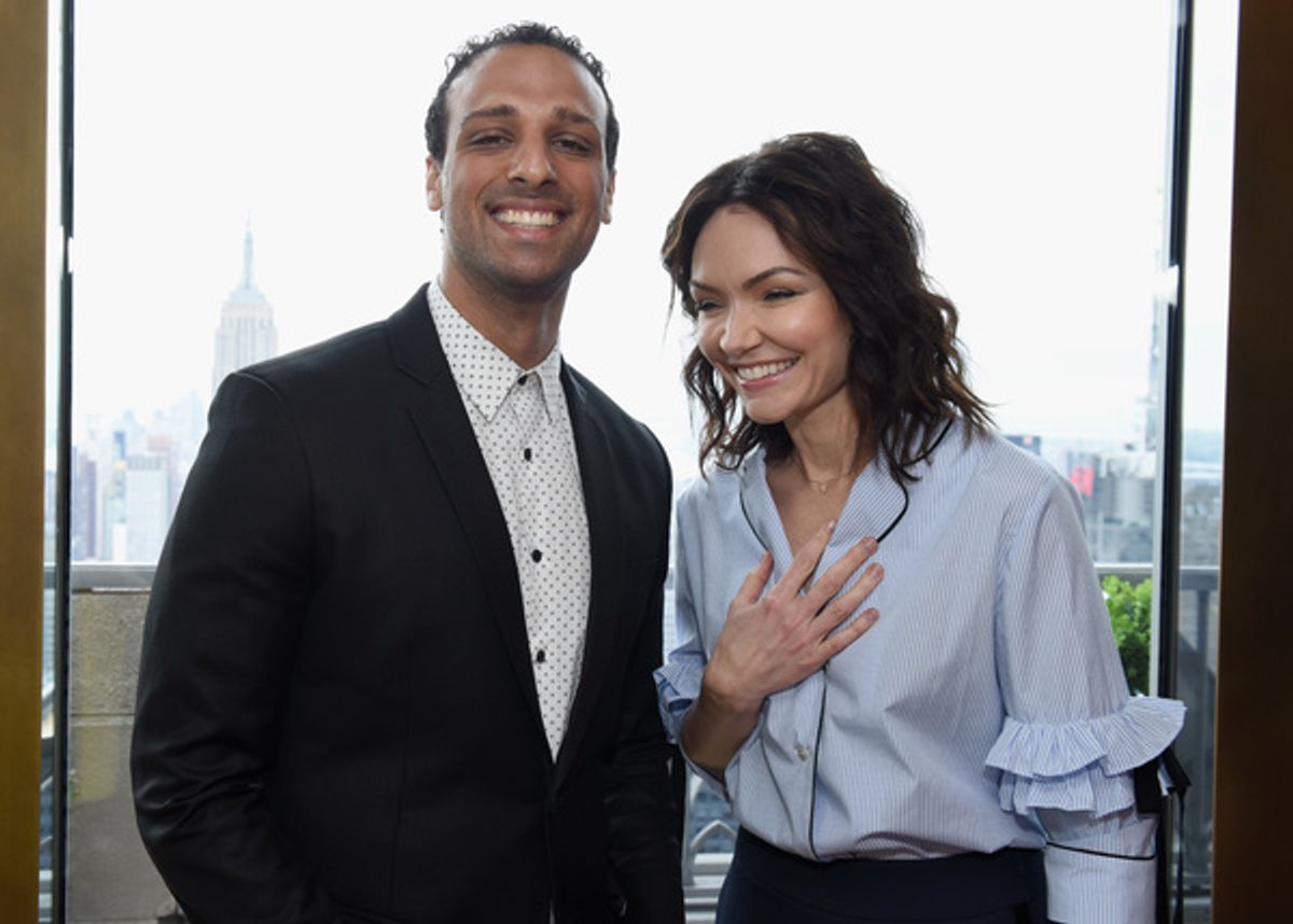 Ari'el Stachel and Katrina Lenk  at 