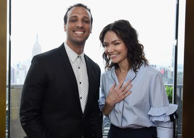 Ari'el Stachel and Katrina Lenk  Photo
