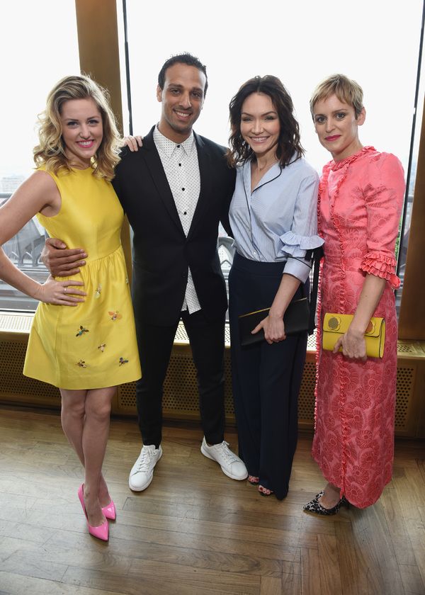 Taylor Louderman, Ari'el Stachel, Katrina Lenk, and Denise Gough  Photo
