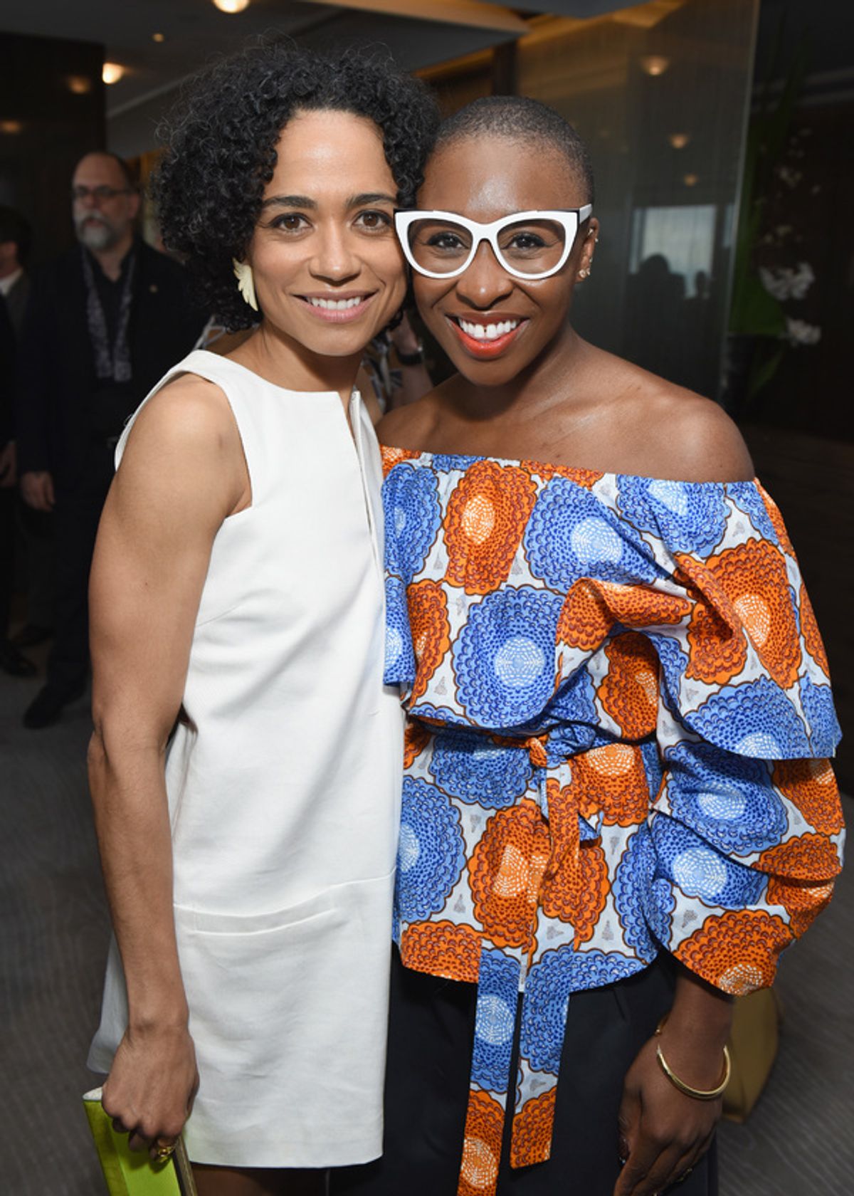 Lauren Ridloff and Cynthia Erivo  at 
