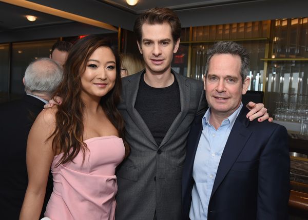 Ashley Park, Andrew Garfield, and Tom Hollander  Photo