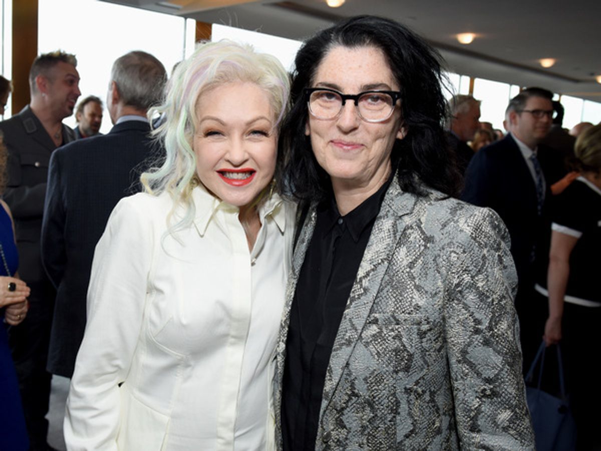  Cyndi Lauper and Tina Landau  at 