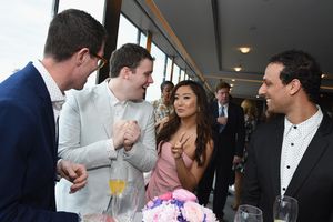  Gavin Lee, Grey Henson, Ashley Park, and Ari'el Stachel Photo