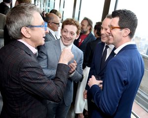 Thomas Schumacher, Ethan Slater, Harry Hadden-Paton, and Gavin Lee  Photo