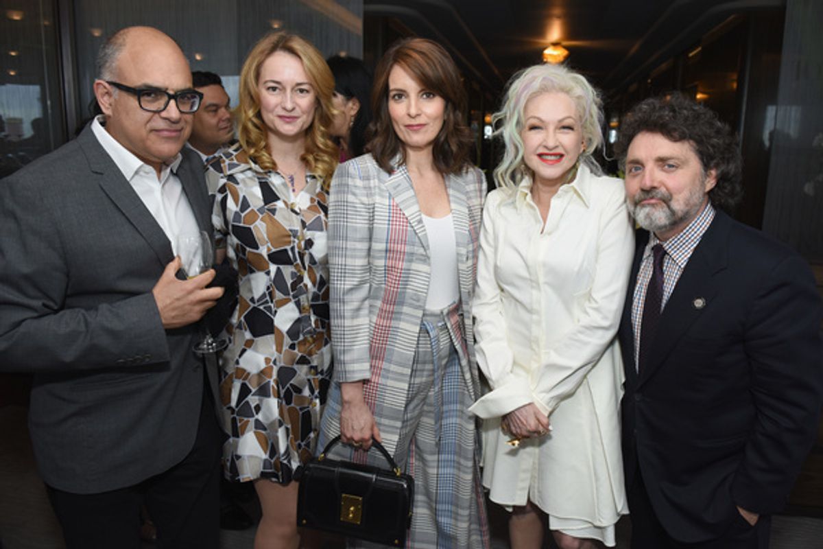  David Yazbek, Nell Benjamin, Tina Fey, Cyndi Lauper, and Jeff Richmond  at 