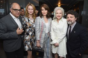 David Yazbek, Nell Benjamin, Tina Fey, Cyndi Lauper, and Jeff Richmond @ BroadwayWorld David Yazbek, Nell Benjamin, Tina Fey, Cyndi Lauper, and Jeff Richmond Photo