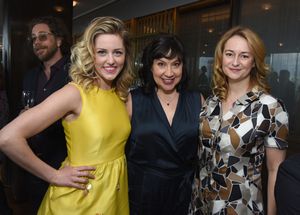 Taylor Louderman, Kristen Anderson-Lopez, and Nell Benjamin @ BroadwayWorld Taylor Louderman, Kristen Anderson-Lopez, and Nell Benjamin Photo