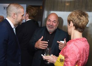 Tim Levy, Casey Nicholaw, and Denise Gough @ BroadwayWorld Tim Levy, Casey Nicholaw, and Denise Gough Photo