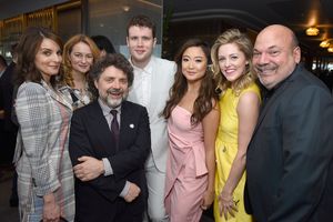 Tina Fey, Nell Benjamin, Jeff Richmond, Grey Henson, Ashley Park, Taylor Louderman, and Casey Nicholaw @ BroadwayWorld Tina Fey, Nell Benjamin, Jeff Richmond, Grey Henson, Ashley Park, Taylor Louderman, a Photo