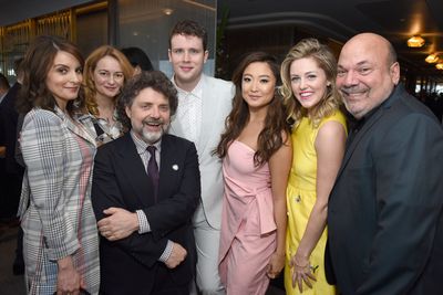 Tina Fey, Nell Benjamin, Jeff Richmond, Grey Henson, Ashley Park, Taylor Louderman, a Photo