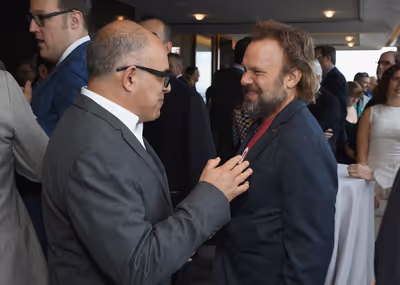 David Yazbek and Norbert Leo Butz Photo