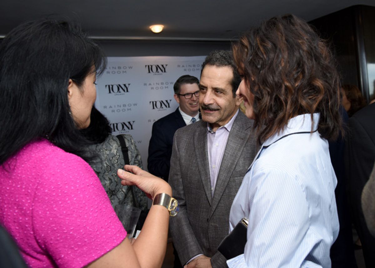 Tony Shalhoub and Katrina Lenk at 