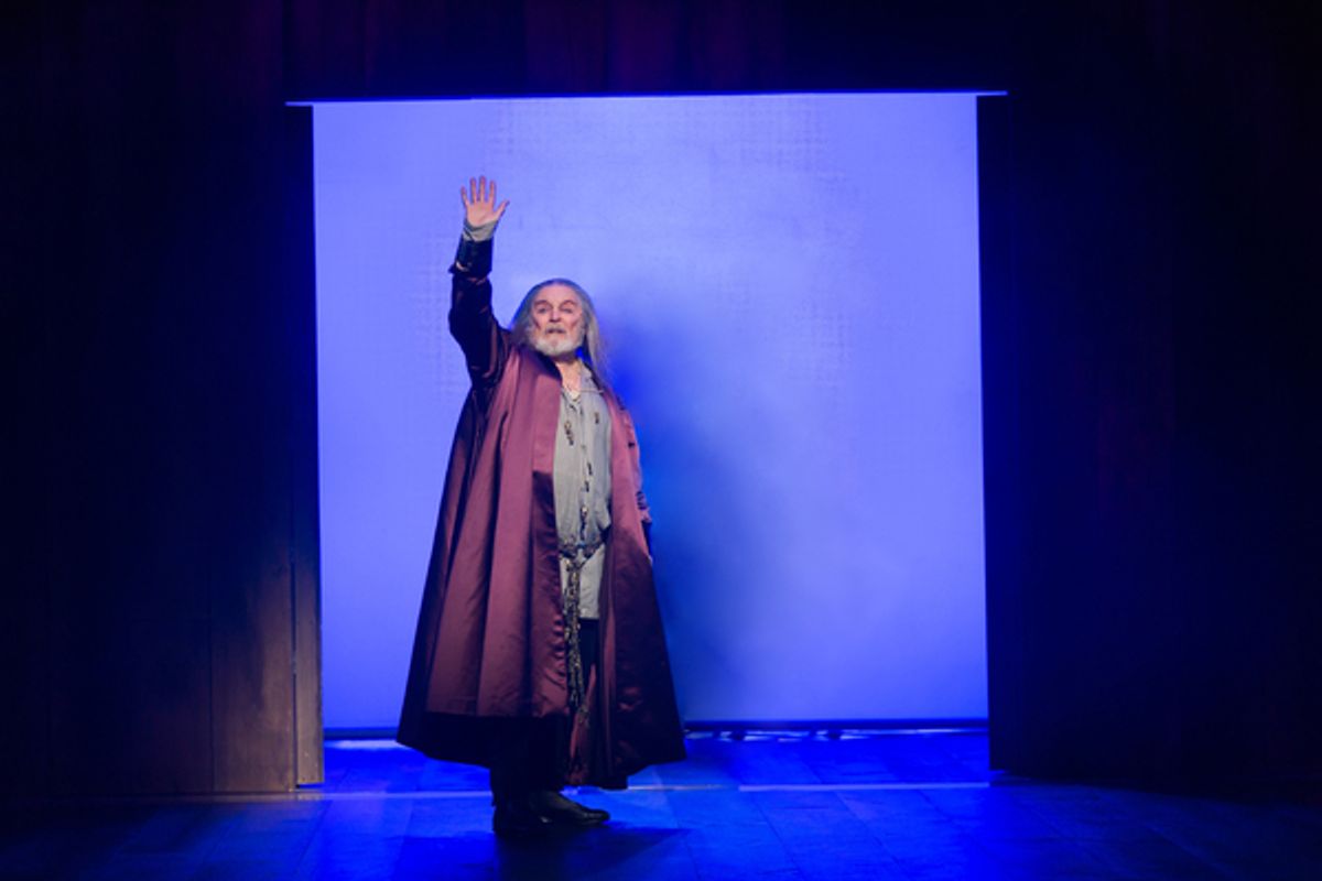 Ted van Griethuysen as Merlyn in Lerner & Loeweâ€™s Camelot at 