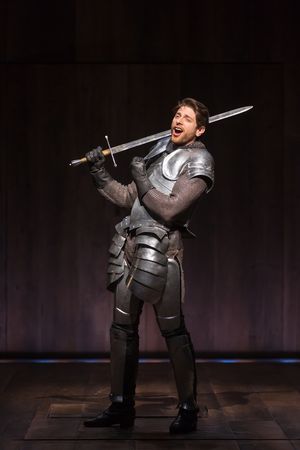 Nick Fitzer as Lancelot du Lac in Lerner & Loeweâ€™s Camelot Photo