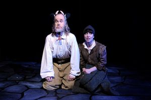 John Basiulis (as Bessy), Meg Rumsey-Lasersohn (as Edward). @ BroadwayWorld John Basiulis (as Bessy), Meg Rumsey-Lasersohn (as Edward). Photo