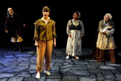 John Basiulis (as John Canty), Meg Rumsey-Lasersohn (as Edward), Tai Verley (as Joan  Photo