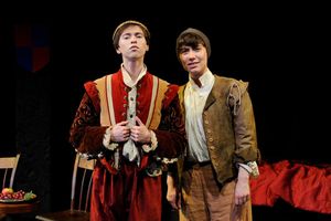 Emily Dale White (as Tom), Meg Rumsey-Lasersohn (as Edward). @ BroadwayWorld Emily Dale White (as Tom), Meg Rumsey-Lasersohn (as Edward). Photo