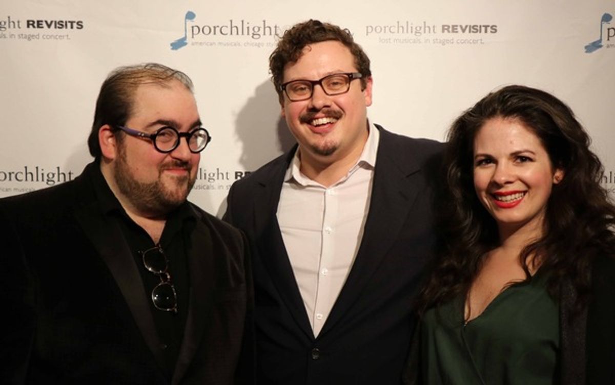 Music Director David Fiorello, Director and Choreographer Christopher Pazdernik and Associate Choreographer and Actress Jenna Schoppe at 