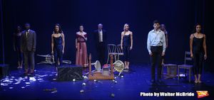 Teagle F. Bougere, Irina Dvorovenko, Peter Friedman and Tony Yazbeck with cast @ BroadwayWorld Teagle F. Bougere, Irina Dvorovenko, Peter Friedman and Tony Yazbeck with cast Photo