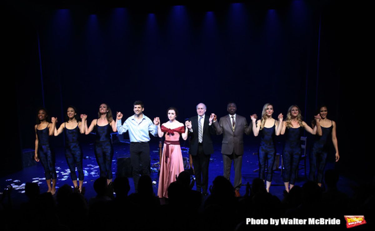 Tony Yazbeck, Irina Dvorovenko, Peter Friedman, Teagle F. Bougere and cast  at 