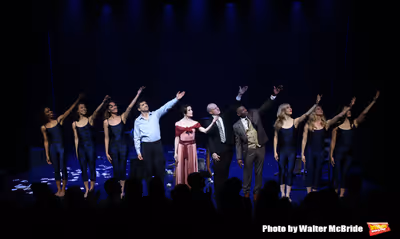 Tony Yazbeck, Irina Dvorovenko, Peter Friedman, Teagle F. Bougere and cast  Photo