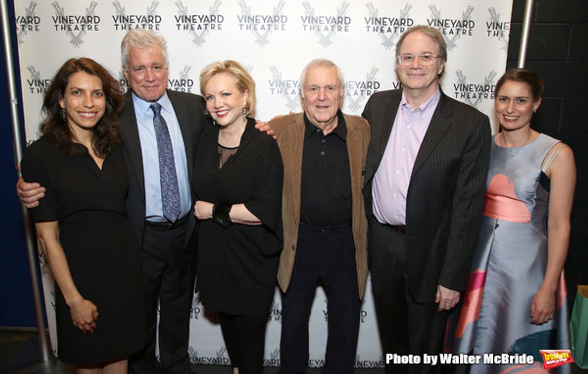 Sarah Stern, David Thompson, Susan Stroman, John Kander, Douglas Aibel and Suzanne Appel at 
