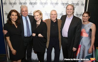Sarah Stern, David Thompson, Susan Stroman, John Kander, Douglas Aibel and Suzanne Ap Photo