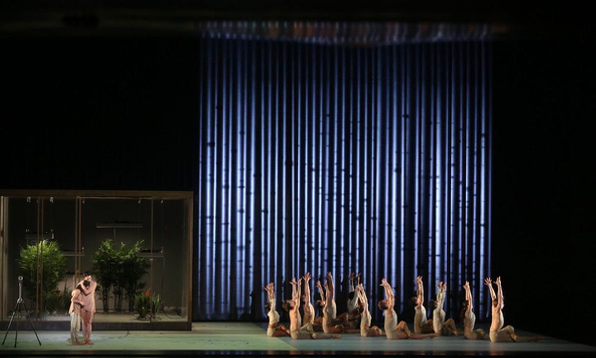 Scene from Wayne McGregorâ€™s AFTERITE. Photo: Marty Sohl. at 