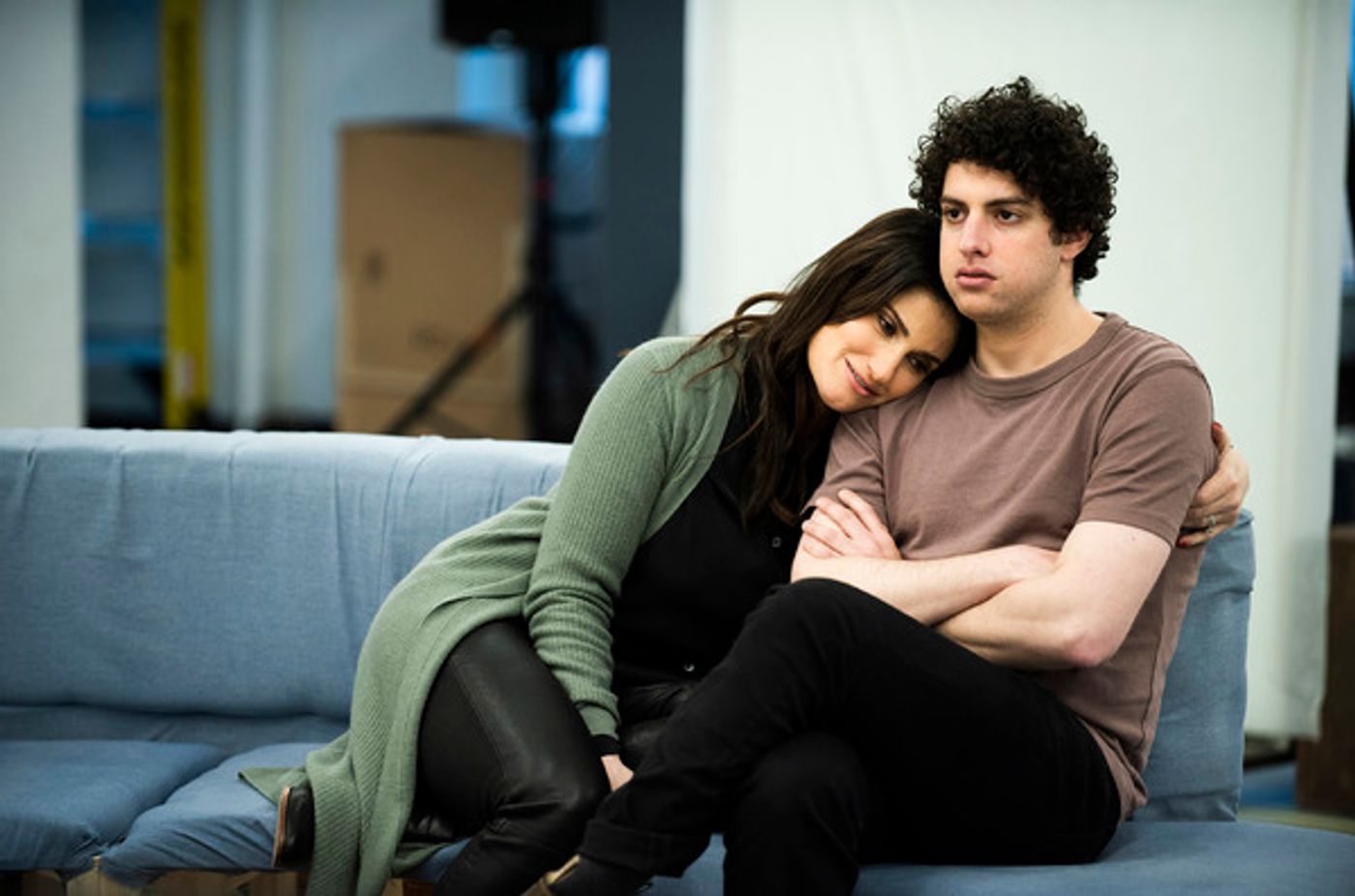 Photo Flash: In Rehearsal with Idina Menzel and the Cast of SKINTIGHT  Image
