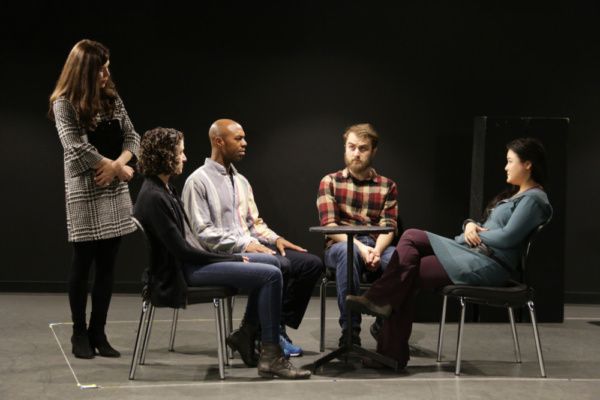 Robin Galloway, Becca Schneider, Jason C. Brown, Dominic F. Russo, and Olivia Oguma i Photo