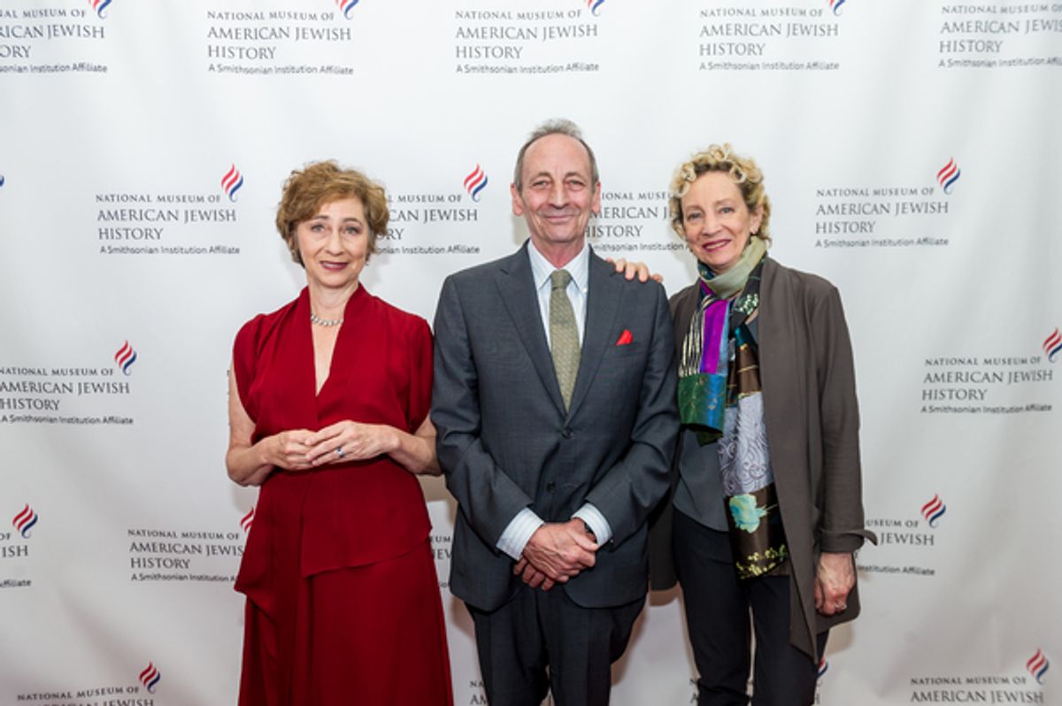 Honorees Nina Bernstein Simmons, Alexander Bernstein, and Jamie Bernstein at 