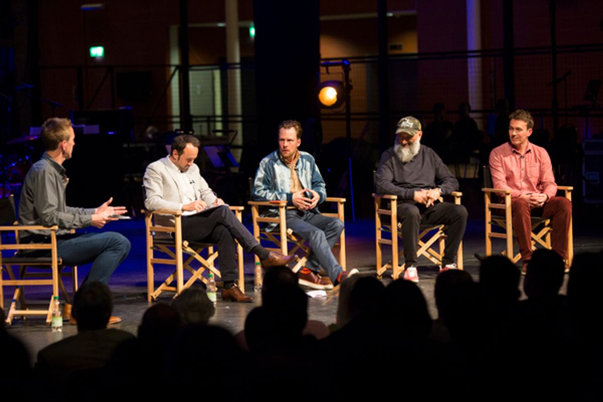 Matt Hemley, Chris Stafford, Nikolai Foster, Riaz Khan, Dougal Irvine at 